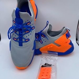 Nike Huarache Drift Men's Grey Royal Orange Men's Size 11 Shoes